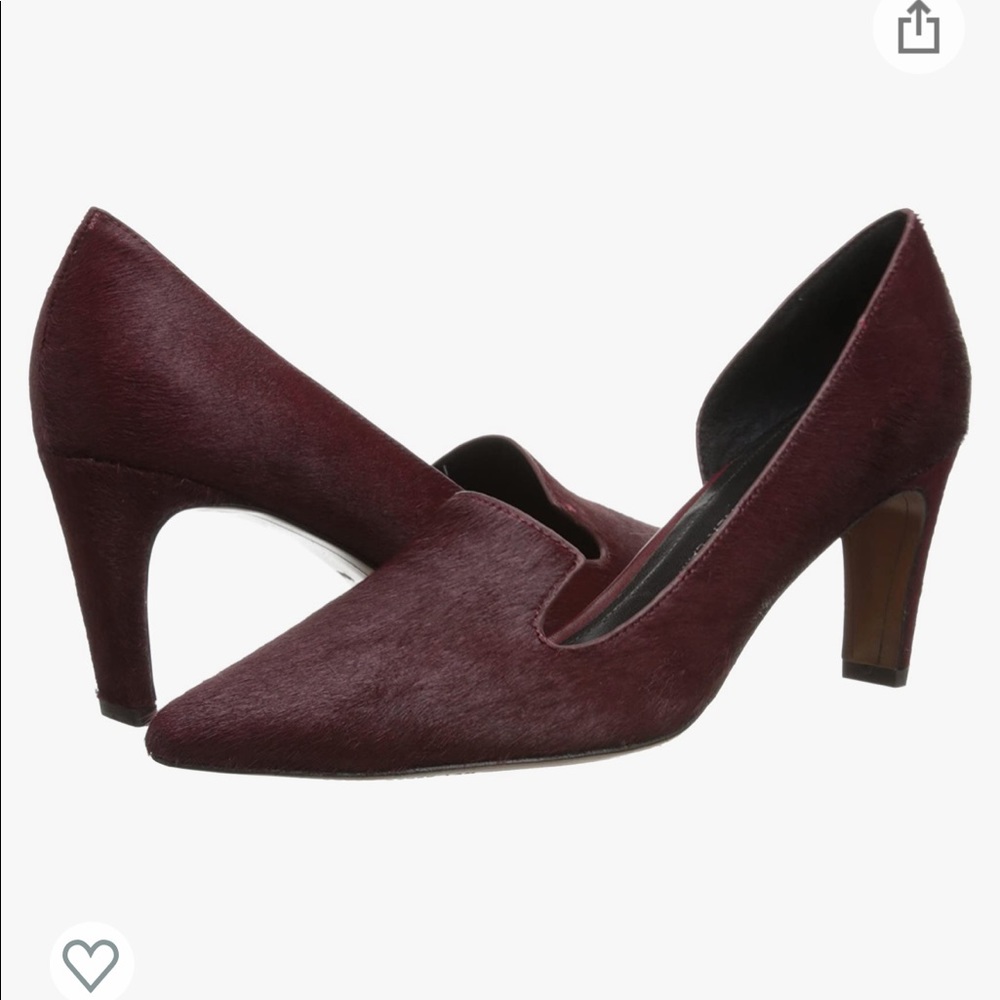 🎉HP🎉 NEW 10 Crosby Derek Lam Maccoy D’Orsay Pump Oxblood 8M - Picture 7 of 10